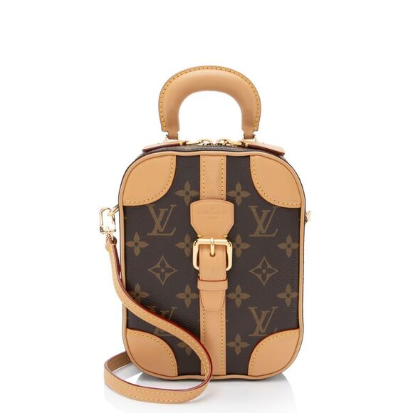 Louis Vuitton Monogram Canvas Valisette Verticale Shoulder Bag - Picture 1 of 13